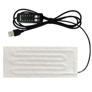 난방 패드 USB 와이어 매트 5V 전기 요소 필름 히터 온난화 피트 조끼 코트