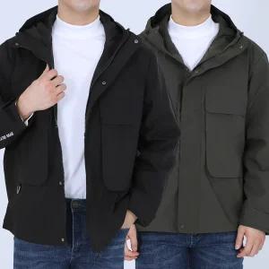 가을 겨울 전술자켓 야상 고어텍스 내피 바람막이 기모 경량 방수 포켓 윈드 등산 점퍼 간절기 방풍 후드 아노락