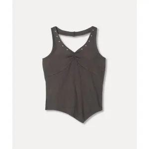 미쏘 스터드 홀터넥 슬리브리스_MIWHNF918A 584033