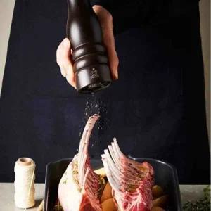 고품질 분쇄기 프랑스산 양념 그라인더 블랙락커 22cm 소금 (WFK6ET4)