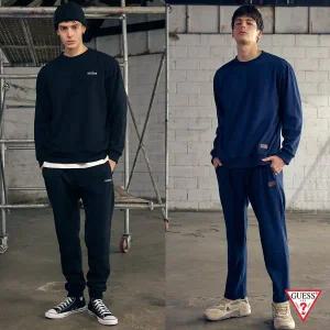 [게스언더웨어]게스(GUESS) 기모 셋업 2세트(남성)