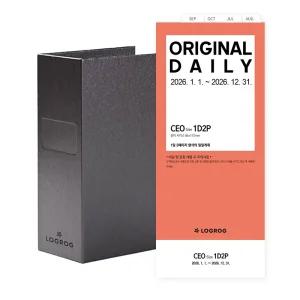 프랭클린플래너 26년 오리지날 1D2P 리필세트 1월 CEO LOGROG