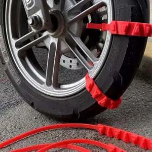 케이블타이식 오토바이 스노우체인 일회용 1P 오토바이체인