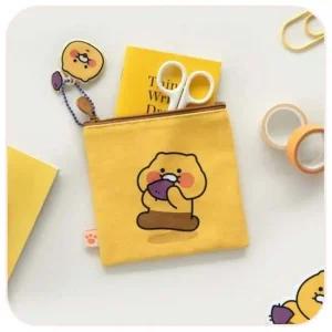 카카오프렌즈 스퀘어 파우치 춘식이135x130mm 카카오프렌즈상품 카카오프렌즈용품 캐릭터파우치 멀티파우치