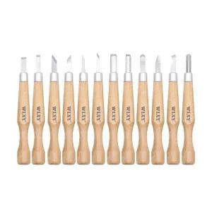 고품질 목공용 판화 조소세트 12pcs 조각도 조각도구 조각도케이스 (WFK6FKL)