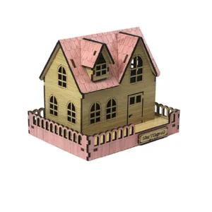 미니빌리지2하우스 나무모형 DIY 건축조립키트DIY DIY만들기 3D만들기 DIY어처 DIY집만들기 만들기 어처소