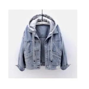 [오노마] ONM 여성 데님 후드 숏 청쟈켓 S 1258 숏 가을  41317667)