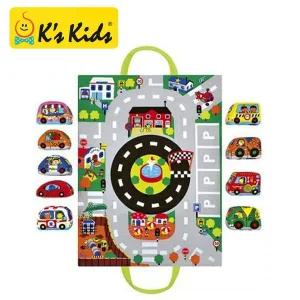 [골드스마일]KA10665 헝겊놀이가방 자동차 케이스키즈