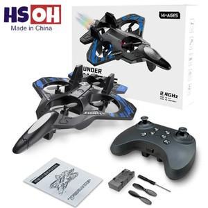 L101 RC 비행기 2.4G 무선 조종 폼 전투기 제트 스턴트 드리프트 텀블링 헬리콥터 LED 조명 장난감 소년 및