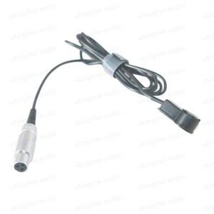 XLR 48V 어댑터가 있는 비올라 어쿠스틱 바이올린 기타용 악기용 미니어처 콘덴서 진동 마이크(AKG용 미니 3핀)
