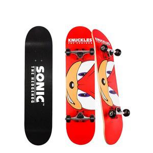 소닉 캐릭터 스케이트보드 - ABEC 5 베어링, 내구성 있는 데크, 부드러운 바퀴가 크루저 스케이트보드(너클, 테일 또는 앤 프렌즈 중에서 선택)