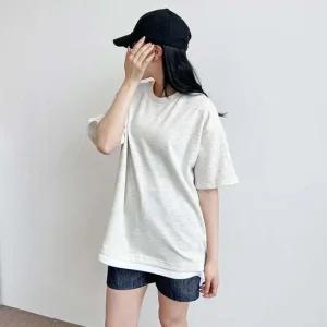 갤츠 레이어드 반팔 티숙 SD230521 티 데
