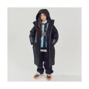 매장정품 VIASEPTEMBER 배색 몬스터 파카 블랙
