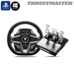 [트러스트마스터] T248 레이싱휠, TLCM 프로 3패달 패키지 (PS5,PC) SSG