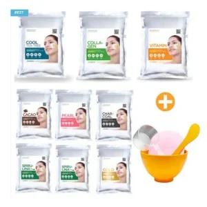 린제이 모델링팩 에스테틱 피부관리샵용 1kg + 고급팩도구 3종+해면