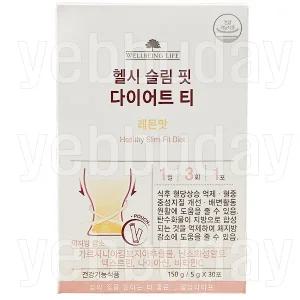 코리아나 웰빙라이프 헬시 슬림 핏 다이어트 티 - 레몬맛