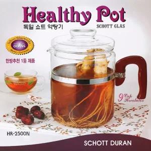 독일 쇼트 HR-2500N 내열유리 약탕기 티포트