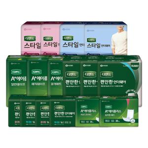 디펜드 성인용기저귀 전제품 속/겉/요실금팬티/물티슈
