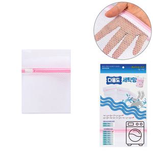 (넓은 세탁망 30X40cm) 사각 의류 속옷 망사 주머니