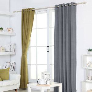 암막커튼/커텐 거실 창문 안방 작은창 큰창 아일렛 핀형 햇빛 가리개 린넨 호텔식 안방 방풍 짧은 작은 방