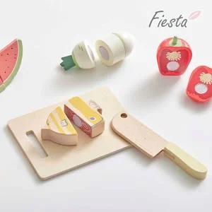 [보리보리/올리버]피에스타 원목 썰기 칼도마 2종