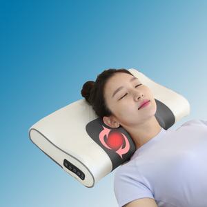 김수자 목 안마기  KCM-2020 무선 목 어깨  베개마사지기 등 누워서 받는 고급형  마사지기