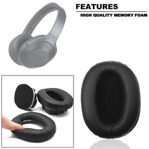소니 WH-1000XM2 MDR-1000X 이어 패드 쿠션 커버 헤드폰 헤드셋 교체 스펀지 캡 귀 마개 수리 솜