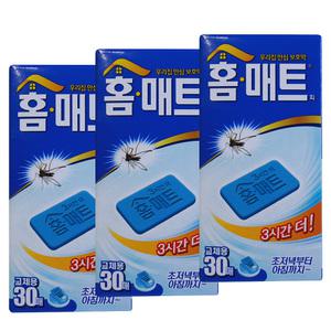 홈매트 리필3시간더_90매_30매3개로발송 모기약