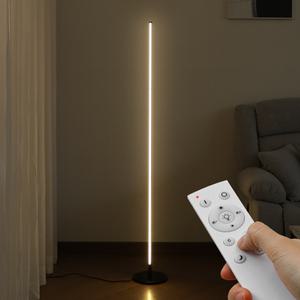 LED 플로어 밝기색온도조절 거실 장스탠드 조명 + 리모콘포함 2colors