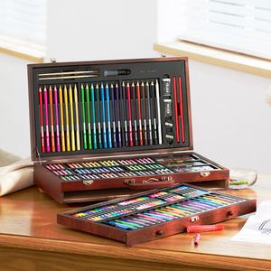 드림아트 최고급형 201종 우드케이스 미술세트+컬러링북