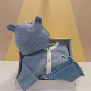 [블루독베이비](신세계 사우스시티)BL)모달컬러배내바디수트,양말 선물세트(45170-040-21+45170-011-09)