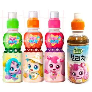 알쏭달쏭 캐치티니핑 음료수 200mL 딸기맛 사과맛 복숭아맛 보리차 어린이 음료