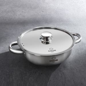 II 까사니 냄비 폰조 전골냄비 26cm ( 인덕션 호환 스테인레스 이태리감성