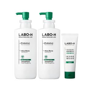 라보에이치 탈모케어 두피강화 샴푸, 400ml 2개 + 두피강화 샴푸, 112ml, 1개