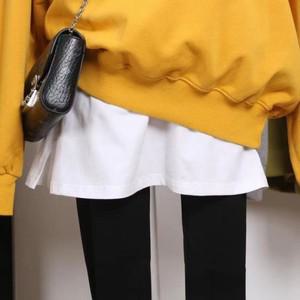 4037 레이어드 밑단 스커트 2장 공갈 이너 페이크