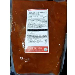 태원 DONWIZ 돈까스소스 3KG 업소용 소스 양념 파우치