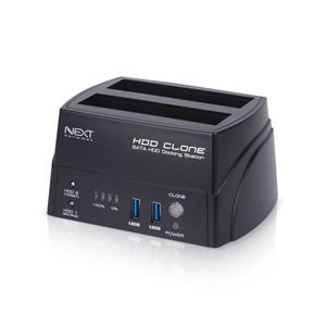 2베이 외장하드 도킹스테이션 HDD SSD 데이터 복제 클론 655DCU3 [H@lu]