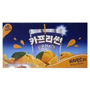 농심/음료/과일음료/카프리썬 오렌지 200ml 10개입