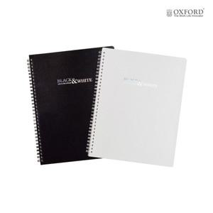 블랙앤화이트 스프링노트 (Letter/좌철/80매/색상랜덤/OXFORD)