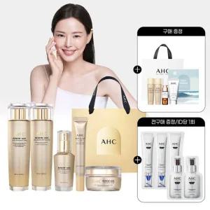 AHC 리뉴에이지 토탈 4종+아이크림 20ml 기프트 세트+(증정)미니어처 세트+쇼핑백