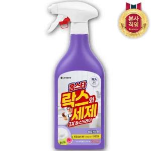 홈스타 락스와세제 3X 폼 스프레이 후로랄 500ml 1개