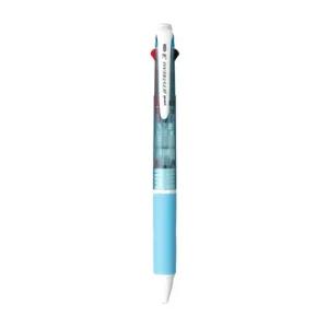 유니 제트스트림 3색볼펜 SXE3-400-07라이트블루 0.7MM 흑+청+적