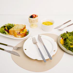 인블룸 메리시아 스텐304 커트러리 양식 1인세트 (포크+나이프) 6color