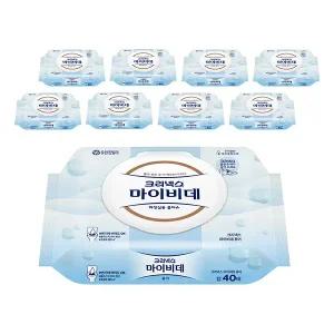크리넥스 마이비데 퓨어, 캡형, 40매, 9입, 1개(360매)