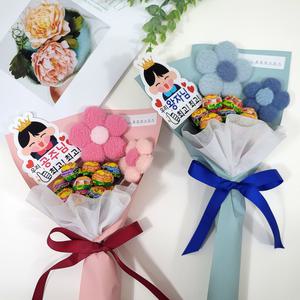 사탕꽃다발 연주회 발표회 학예회 재롱잔치 츄파춥스 미니꽃다발