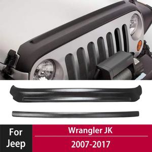 지프 랭글러 JK 07-17 프론트 후드 샌드스톤 가드 에어 디플렉터 호환