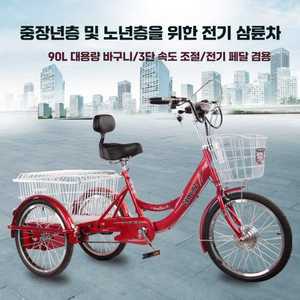 에이패스이 삼륜전기자전거 하이모터 간편 세발
