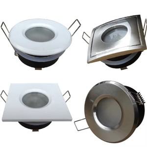 천장 조명 7w 욕실 gu5.3 라운드 gu10 mr16 스포트라이트 고정 매립형 방수 ip65 led 통