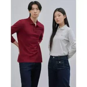 [빈폴] [Essential] 수피마 코튼 피케 티셔츠 - 와인 (BC4741E01Z)