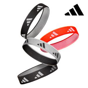 아디다스 스포츠 헤어 타이 4개입 뛰어난 신축성 곱창 밴드 운동 머리끈 등산 런닝 테니스